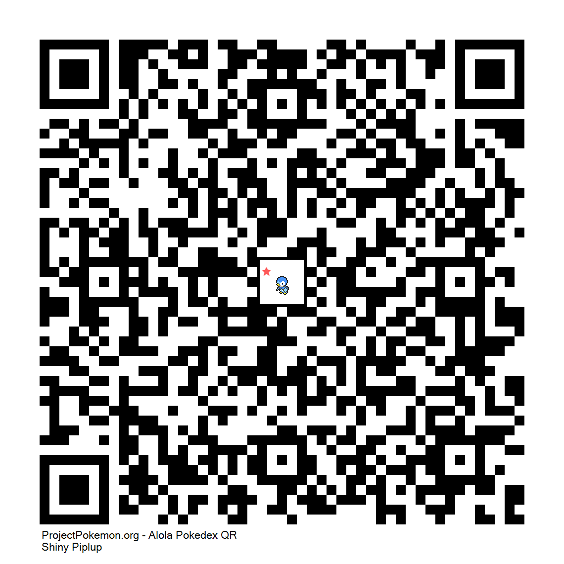 Cdigo QR de Piplup variocolor